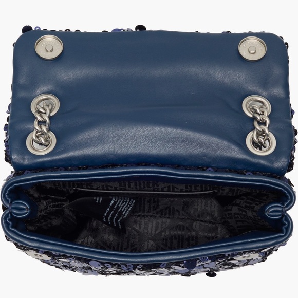 Kurt Geiger London Sequin Mini Braxton Crossbody Bag with Dustbag - Picture 6 of 7